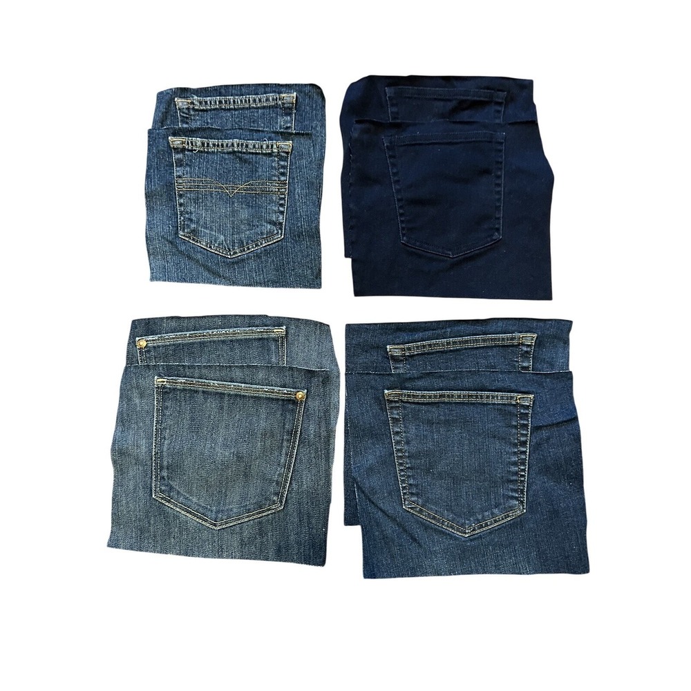 Repurpose Recycling Sewing Ctafting Bundle Jeans Pockets 8‎ PC